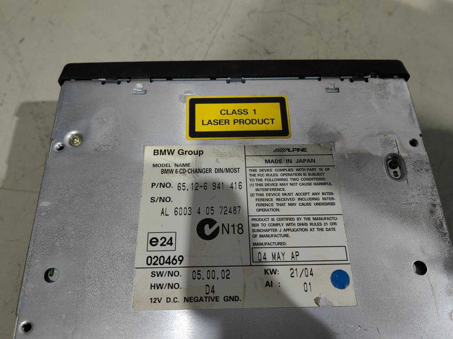Caixa de CDs BMW serie 5 E60/61/63 6941.416