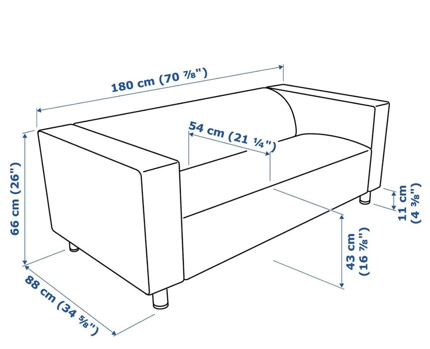 Sofá IKEA Klippan 2 lugares