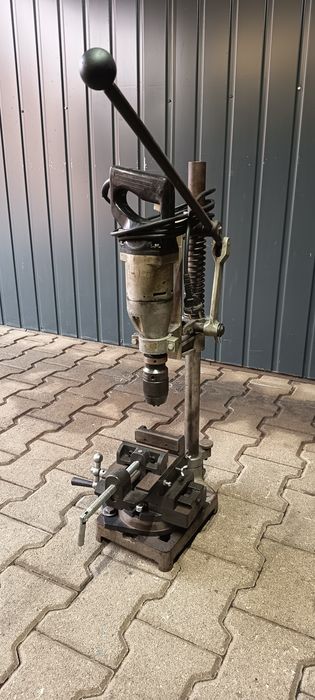 Wiertarka stołowa celma stojak imadło krzyżowe