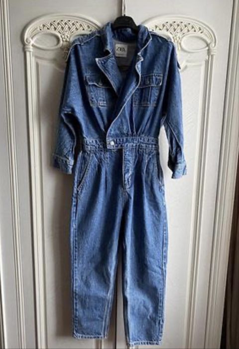 Джинсовый комбинезон Zara