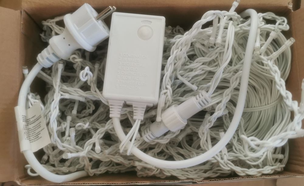 Гирлянда морозостійка 19м 500 led  сопли бахрома вулична гірлянда