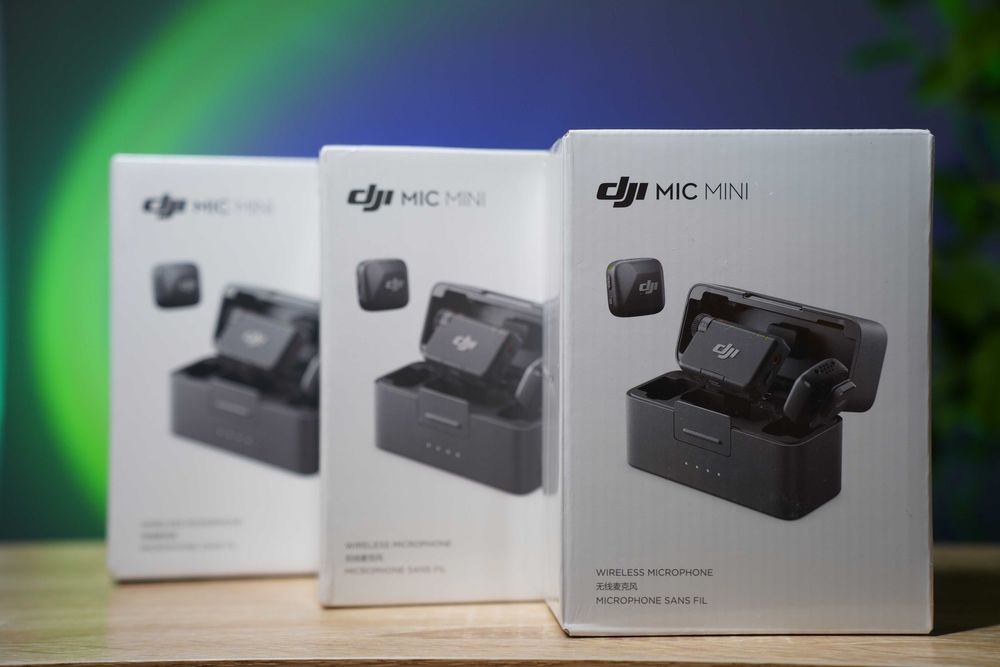 З гарантією • НОВІ • DJI Mic Mini 2TX+1RX – мікрофон для відео, блогу