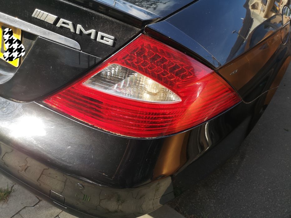 Mercedes CLS W219 zderzak tylni 197U Obsidian Black