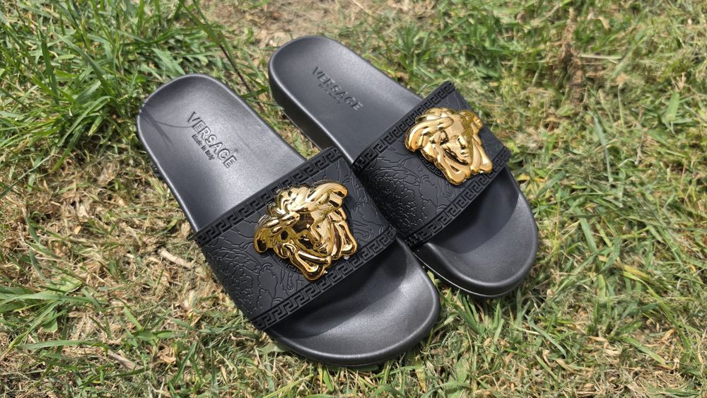 Versace Palazzo Medusa Slides – 1:1 Alta Qualidade