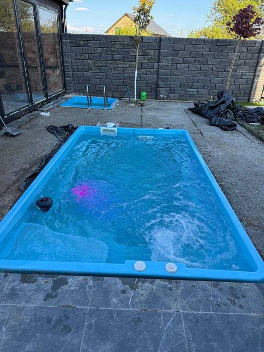 Каркасний басейн під ключ. Басейн під бізнес. Басейн з підігрівом