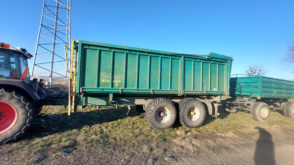 Przyczepa wywrotka trzystronna Krampe tandem