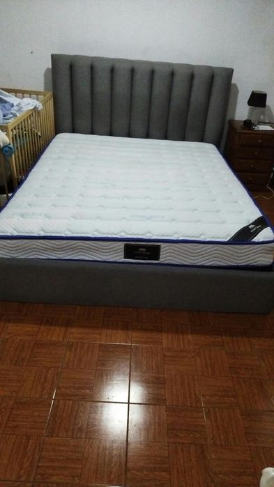 Cama (Sommier)  HOMYCASA Casal 1.60x2.00 com Colchao