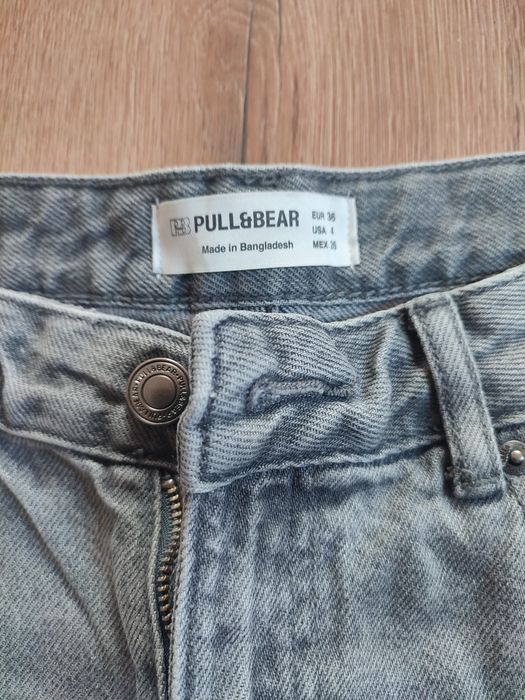 Spodnie dżinsowe Pull Bear rozm.36 szare