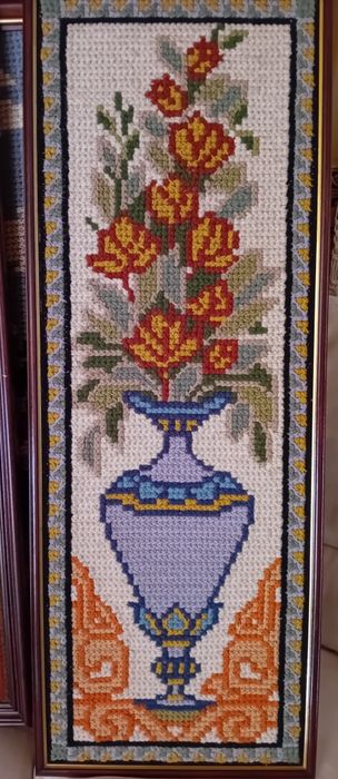 Quadro em ponto de arraiolos