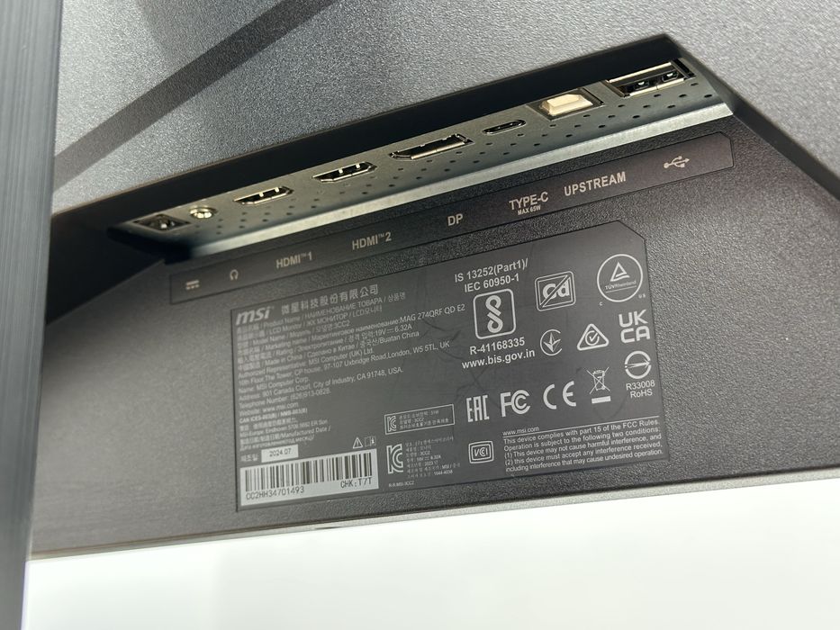 Монітор 27" MSI MAG 274QRF-QD E2