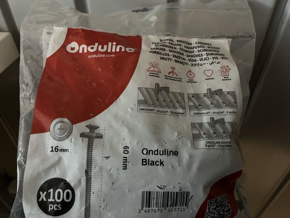Wkręty 100 szt Onduline