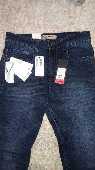 Джинси чоловічі Lacoste Slim Fit Navy Blue W 30 L34