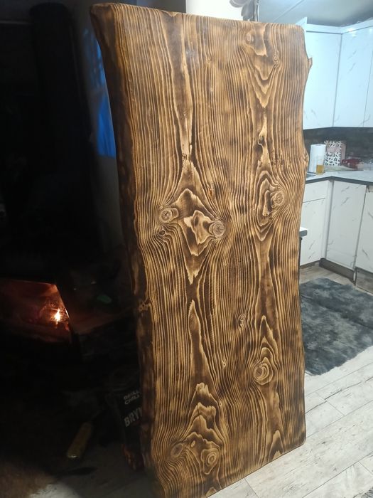 Gruby blat drewniany na stół..
