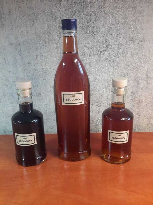 Ocet Jabłkowy Słodowy Ryżowy