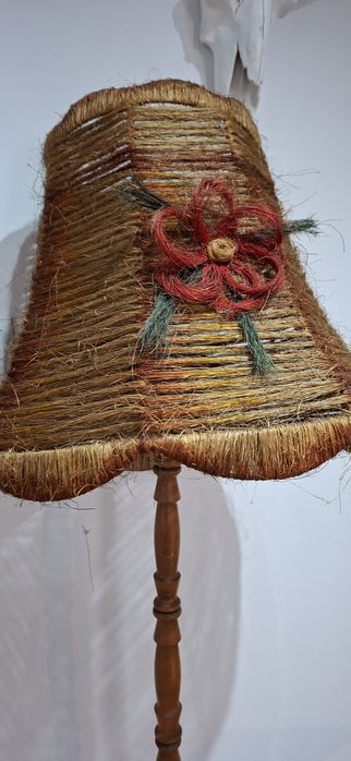 Lampa prl 2 abażury  gazetnik