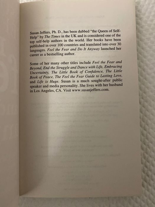 Feel the Fear and Do It Anyway 20th Edition64552053602945122