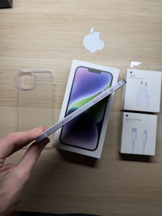 iPhone 14 plus 128gb fioletowy bateria 100% komplet