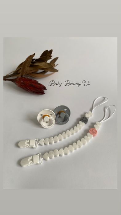 Іменний тримач/ іменний гризунець/ тримач для пустушки, соски