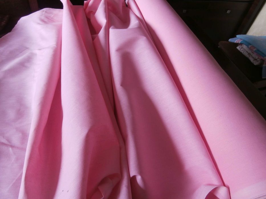 tkanina - b.ładna bawelna - różowa - gat1 - na metry