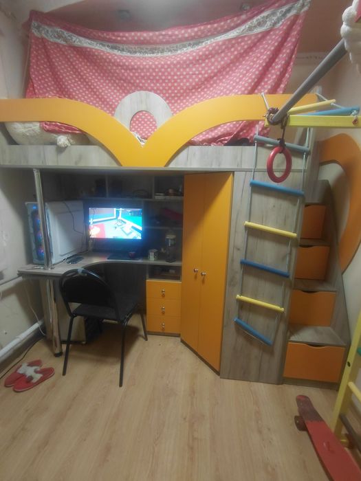 Кровать чердак детская