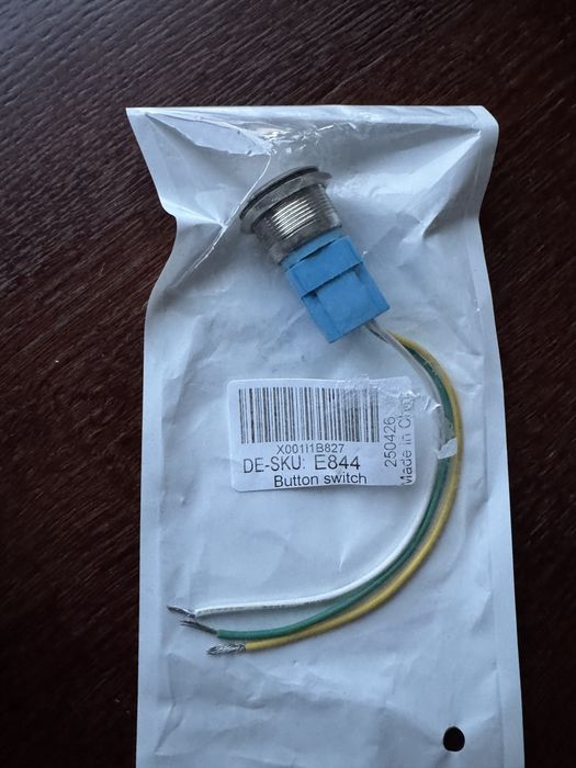przełączniki przycisk, 1. PCS 1. 6mm Metalowy przełącznik przycisku