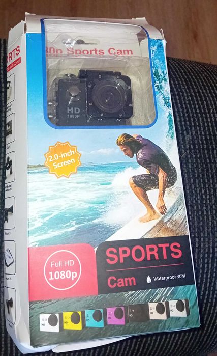Kamera sportowa Full HD 1080p
