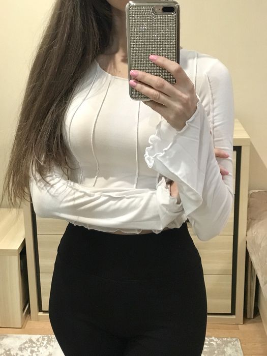 Біла кофтина / блузка