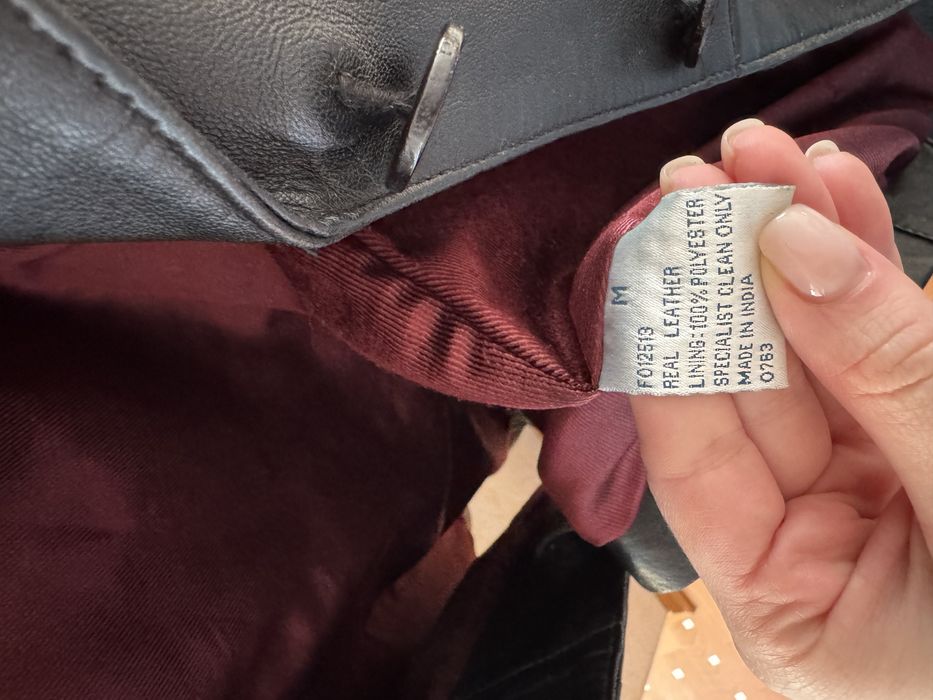 Піджак силуетний з натуральної шкіри