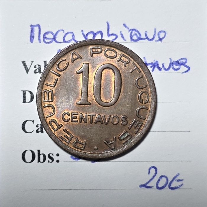 10 centavos 1942 Moçambique