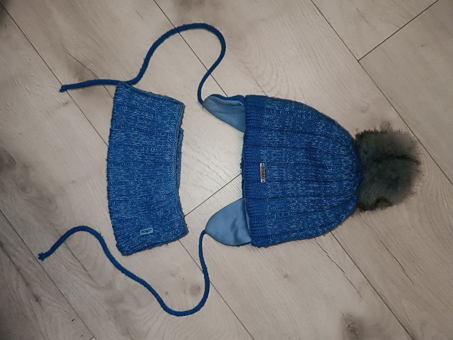 Зимова шапка і шарф-хомут AGBO 50-52 см