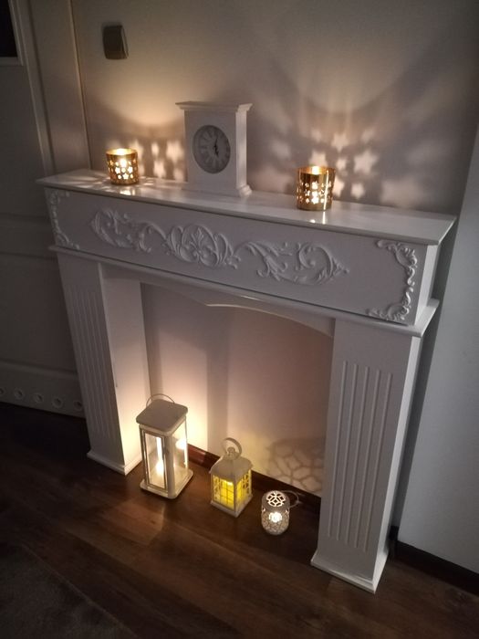 Konsola/kominek/dekoracja