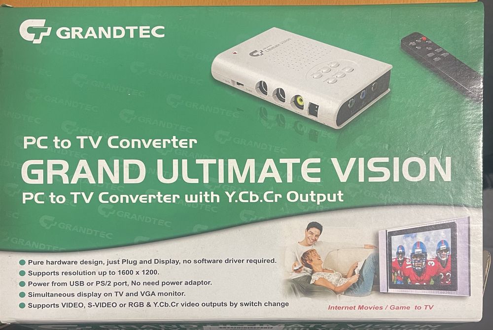 Conversor saida video a TV ou PC