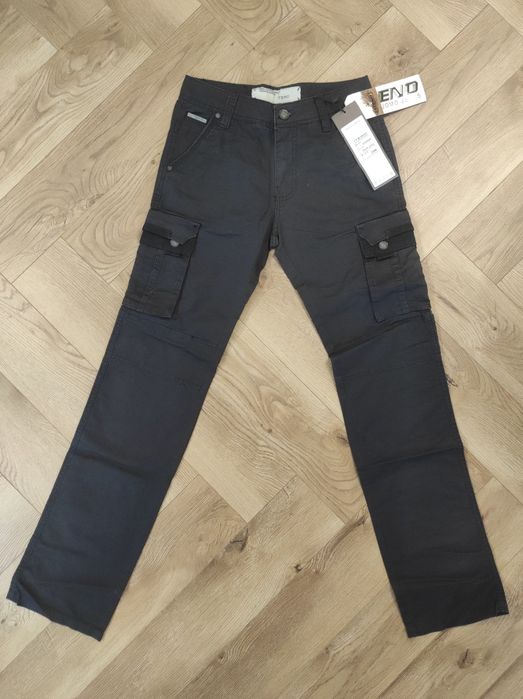 Męskie spodnie bojówki, pas 76cm