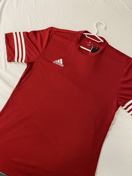 koszulka czerwona treningowa adidas nowa z metką