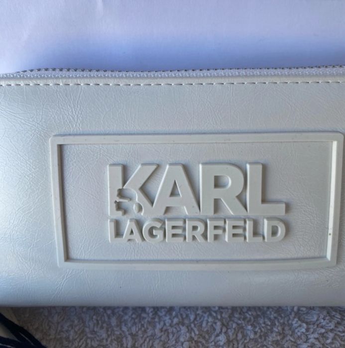 Carteira karl Lagerfeld branca