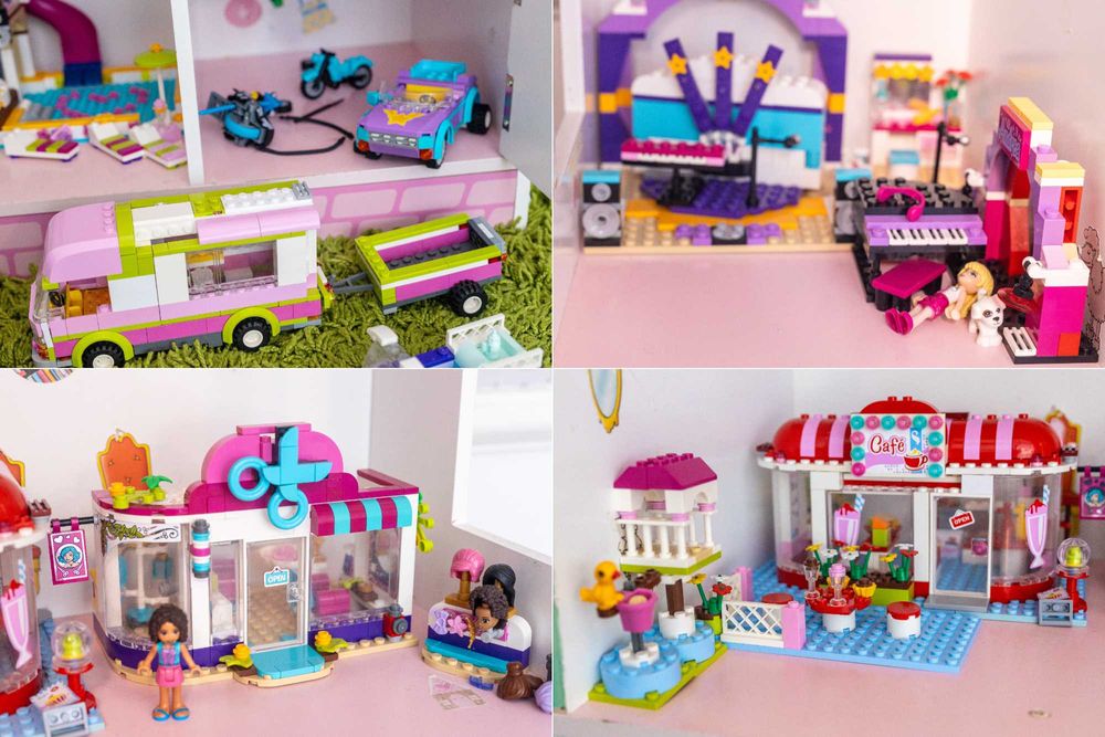 Ponad 19 zestawów oryginalnych zestawów LEGO Friends 4,42 kg