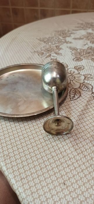 Серебряные рюмки, срібні чарки.