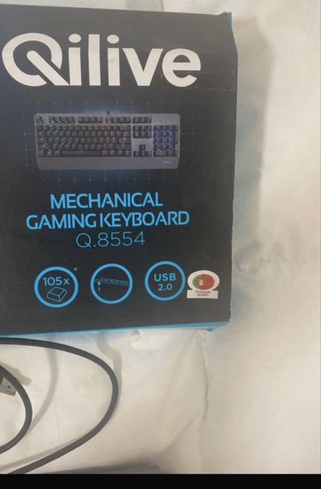Teclado gamer novo