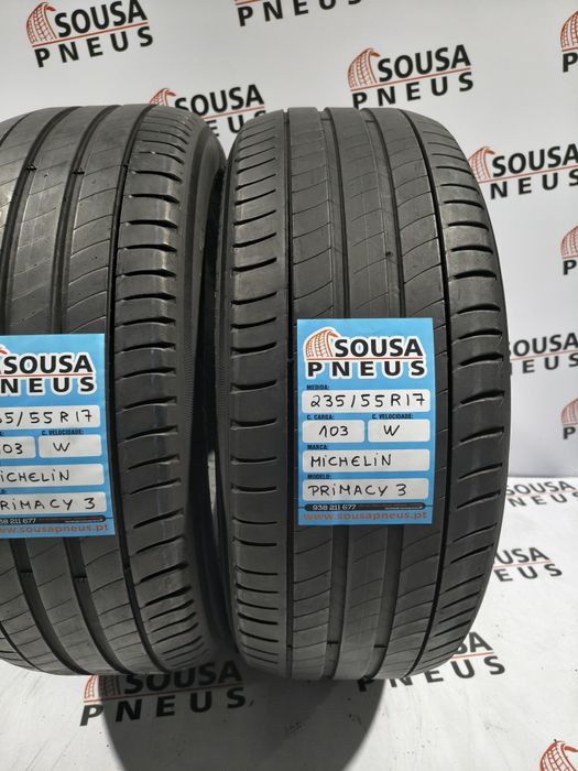 2 pneus semi novos 235-55R17 Michelin - Oferta dos portes
