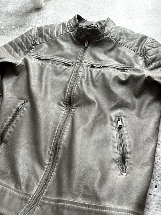 Чоловіча кожана куртка Guess Leather Jacket
