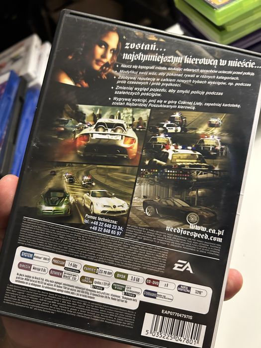 Need for speed most wanted pc dvd PL Komplet