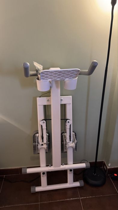 Máquina exercício fisico escada, escalador vertical dobrável