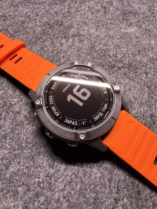 Смарт-годинник Garmin Fenix 6 Pro Sapphire Titanium