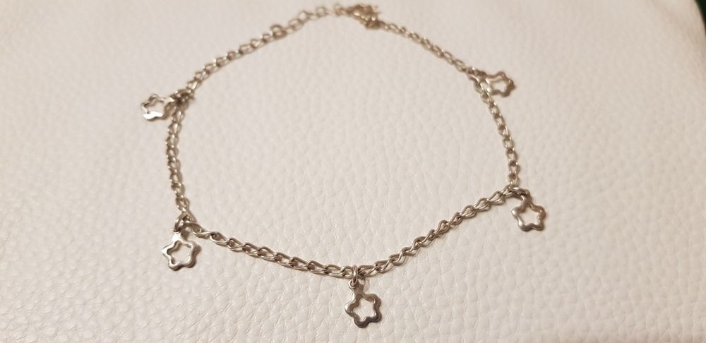 Bransoletka z gwiazdkami srebrna