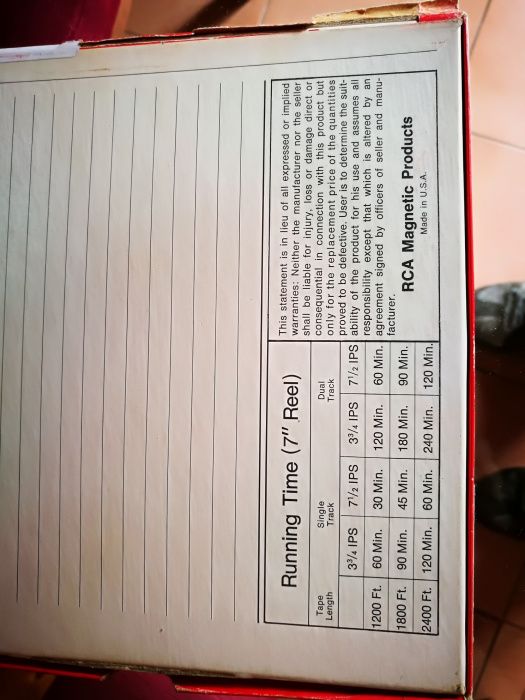 Bobine fita magnética