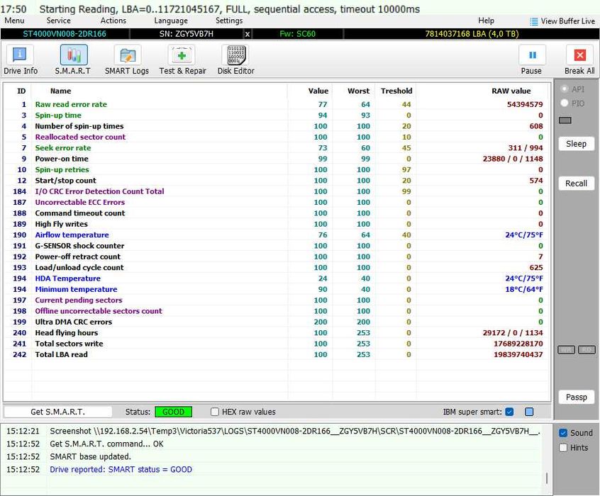 Seagate IronWolf ST4000VN008 4TB  - Mam 2szt.