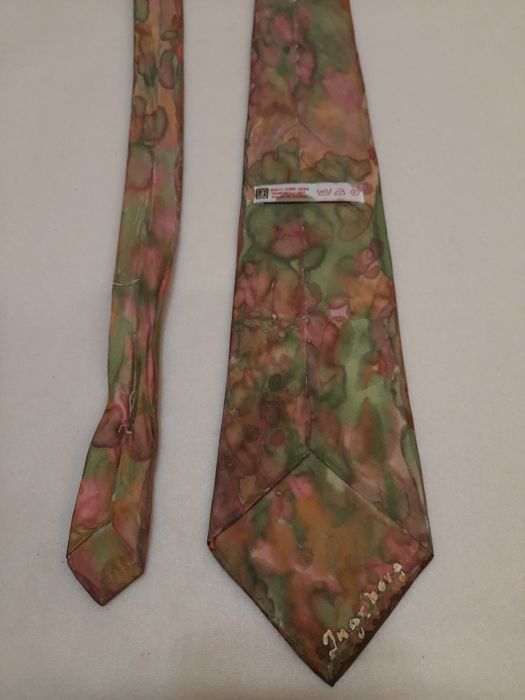 Krawat ręcznie malowany