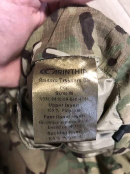 Мембранні штани Carinthia TRG Trousers Gore-Tex  Multicam