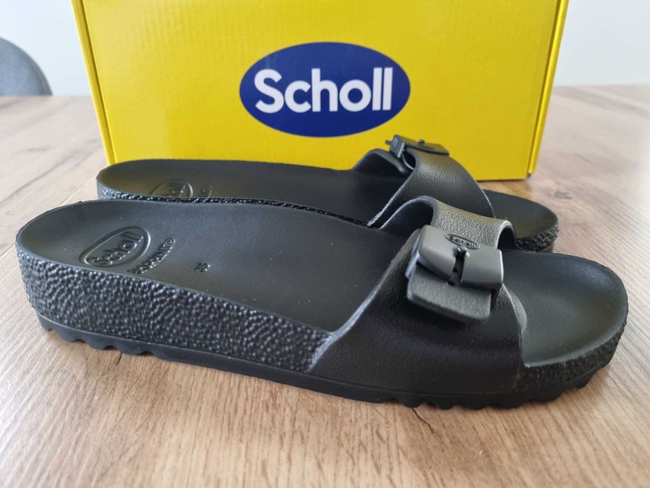 Klapki Scholl Bahia 1 Strap, czarne rozmiar 36 NOWE