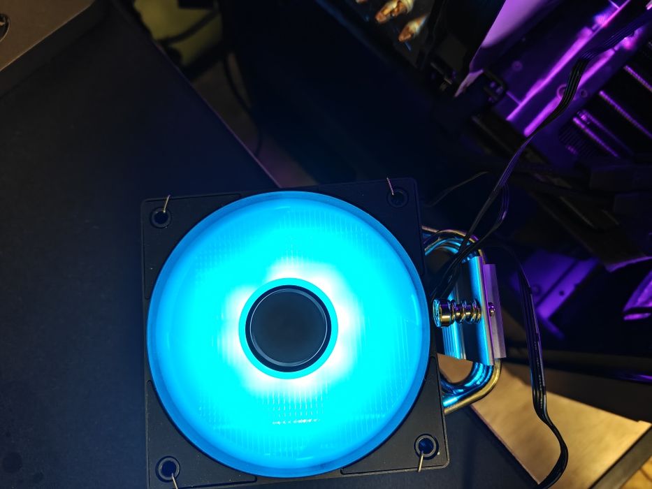 Кулер башня AF400S DGT ARGB з індикатором температури Intel/AMD